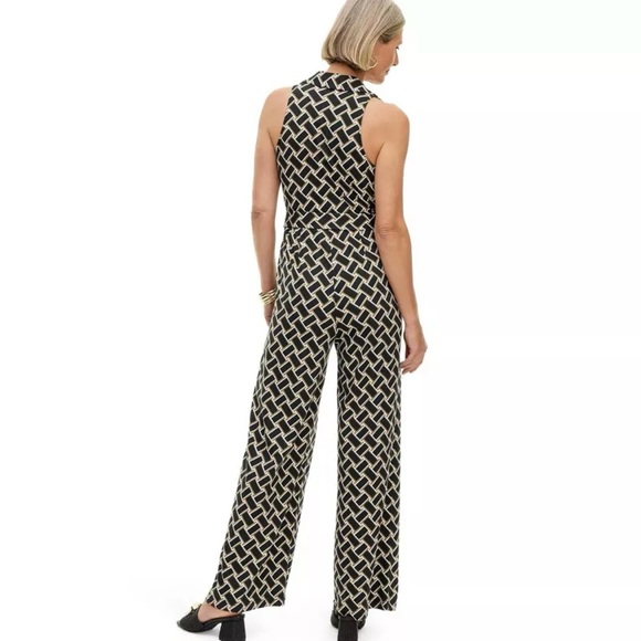 Collared Sleeveless Vintage Weave Jumpsuit from Diane von Furstenberg for Target - Picture 2 of 4